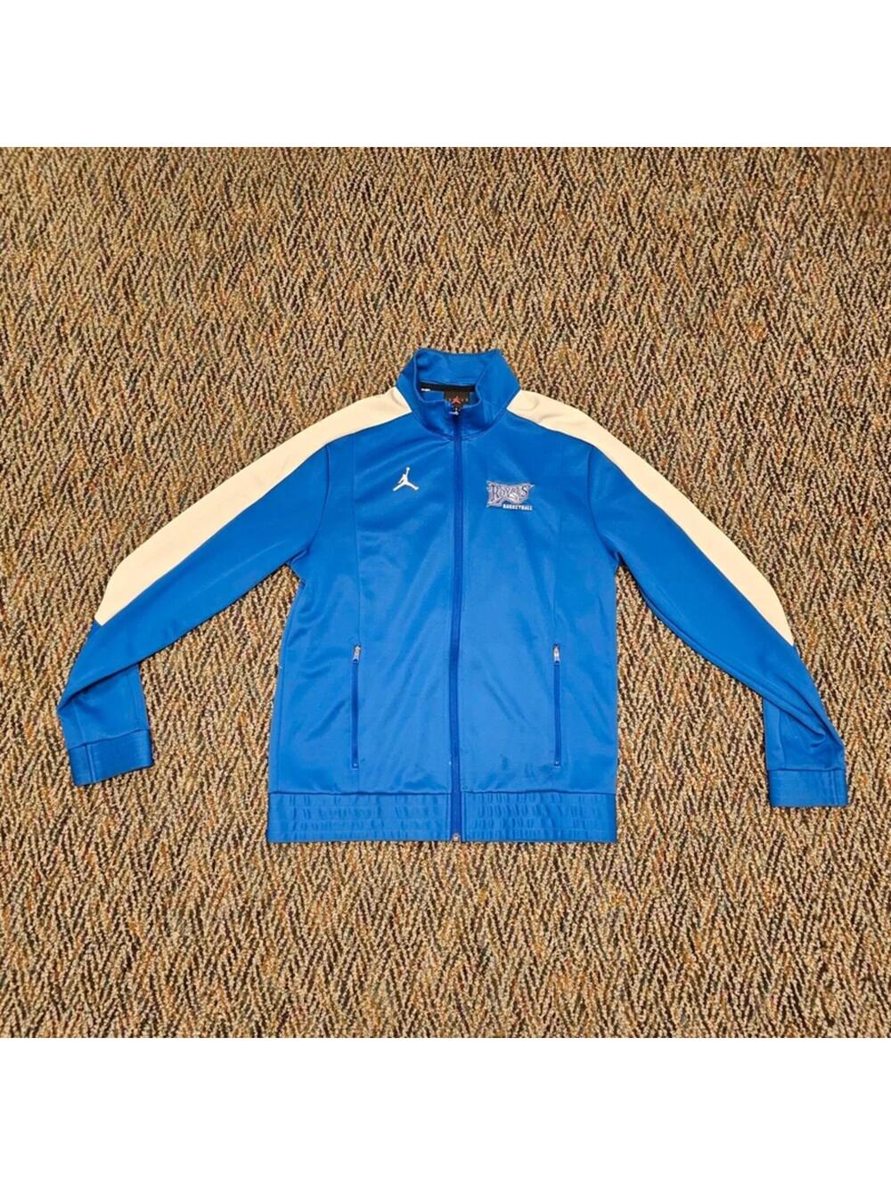 Jordan Brand Blue "Royals Basketball" Track Jacket sz Medium